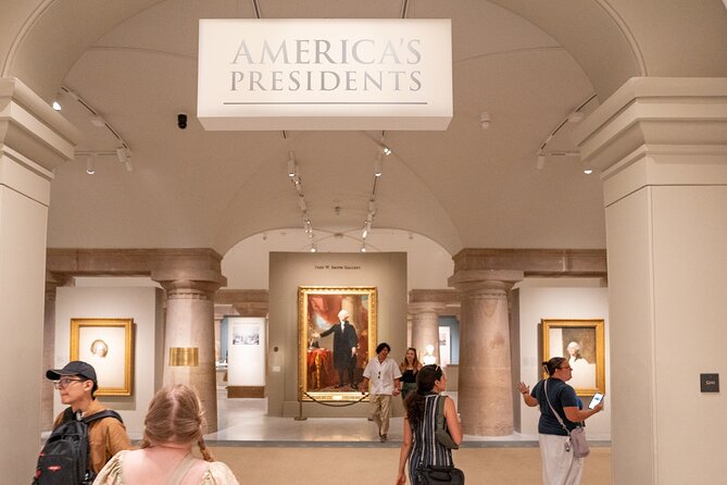America’s 250th VIP Tour: Archives, Portraits & History 6 ppl Max - Stop 1: National Portrait Gallery’s presidential portraits and the patent office story