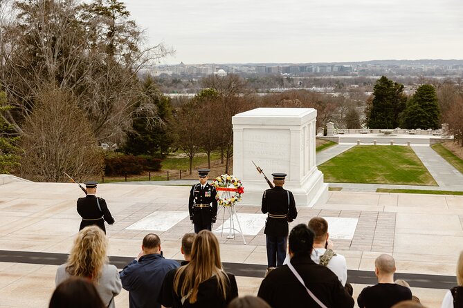 Arlington Cemetery: Kennedy Memorials & Changing of Guard Walking - Arlington House and the Lee hill view: DC from a cemetery vantage point