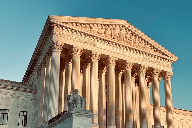 Capitol Hill Tour inside Supreme Court, Library and Capitol - Stop 3: Supreme Court—outside context, then inside halls