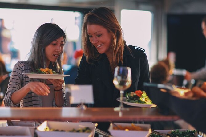 City Cruises DC: Scenic Buffet Lunch Cruise - Cabaret seating and the window-view reality check