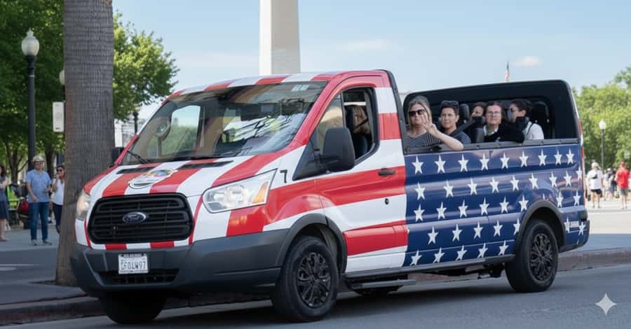 D.C: Monuments & History Guided Open-Air Bus Tour-Day &Night - Why This 2-Hour Van Tour Works So Well in Washington, D.C.