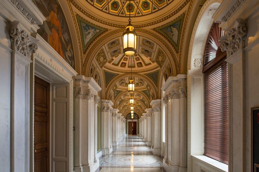 DC: Capitol Hill and Library of Congress Tour with Tickets - Library of Congress Main Hall and Reading Room: architecture plus real paper history