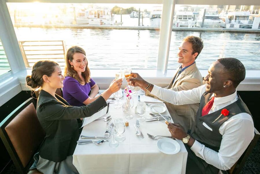 DC: City Cruises Gourmet Brunch, Lunch, or Dinner Cruise - Service speed and dining pace: what to expect when you’re sharing the boat