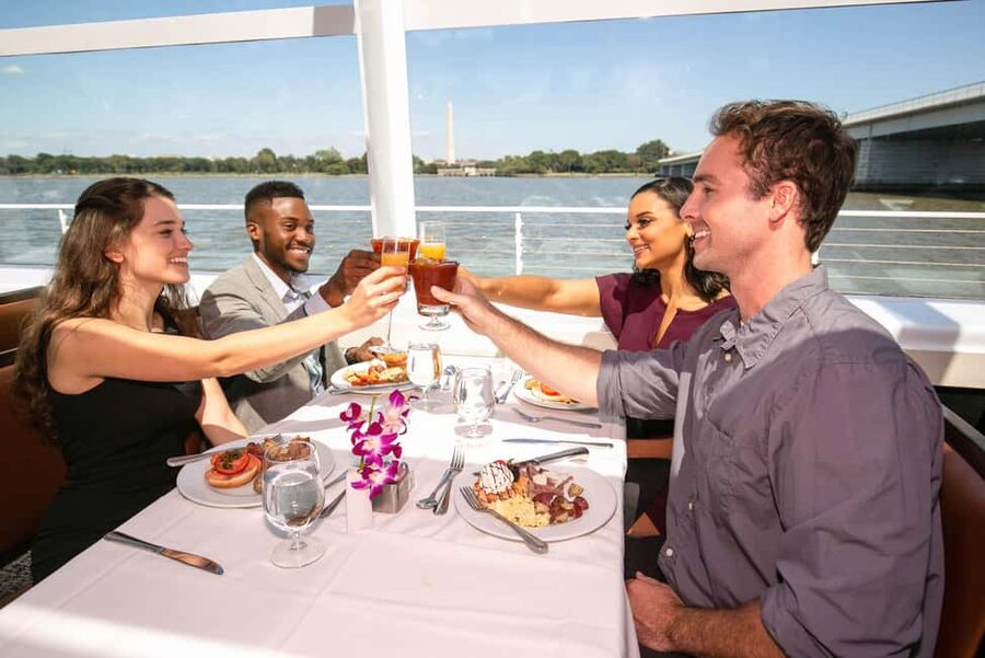 DC: City Cruises Gourmet Brunch, Lunch, or Dinner Cruise - Price and value at about $73: what you get for the money