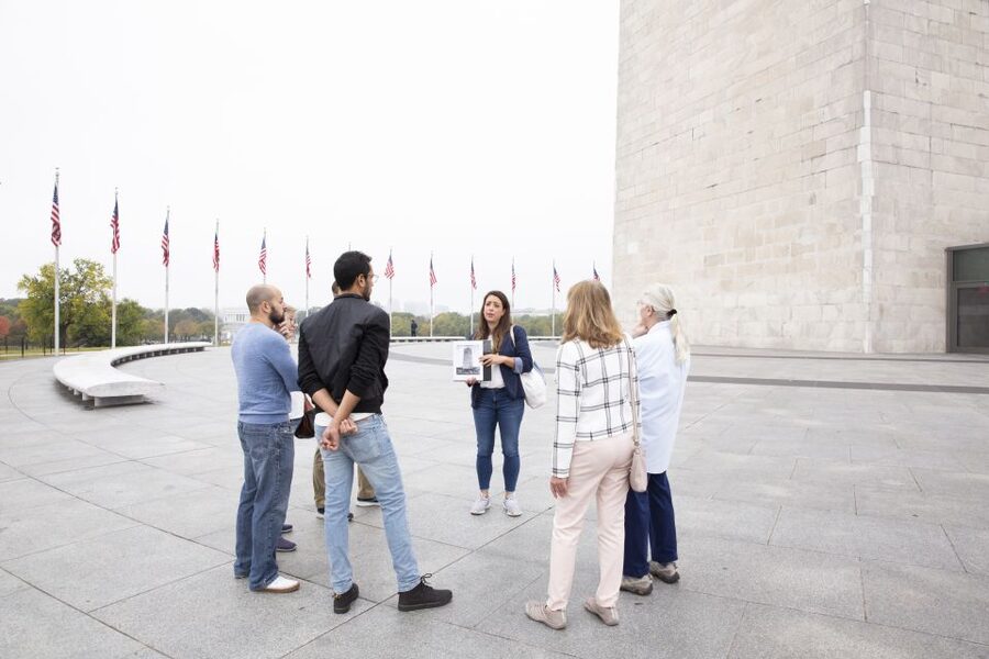 DC: Guided National Mall Tour & Washington Monument Ticket - Lincoln Memorial and the Reflecting Pool: legends plus a detail you’ll never unsee