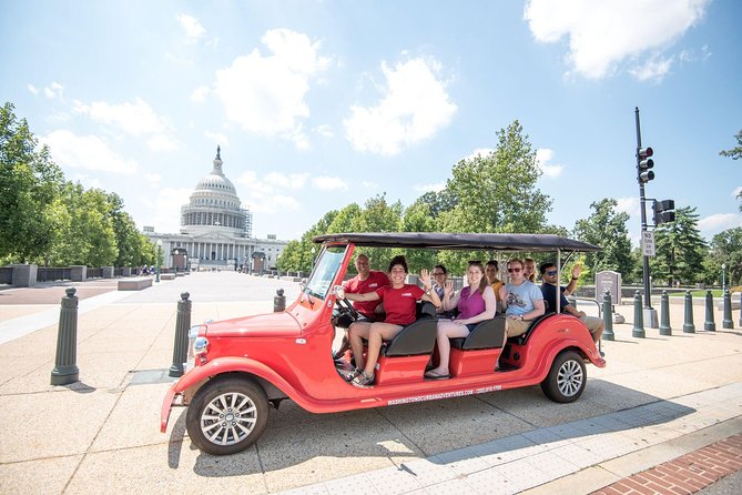 DC Monuments and Capitol Hill Tour by Electric Cart - Meeting at 450 F St NW and getting oriented fast