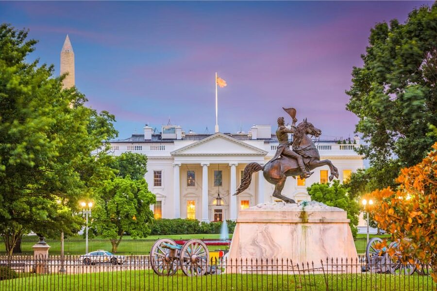 From NYC: Washington Highlights Guided One Day Tour - Constitution Avenue and the government district: seeing DC from the right angle