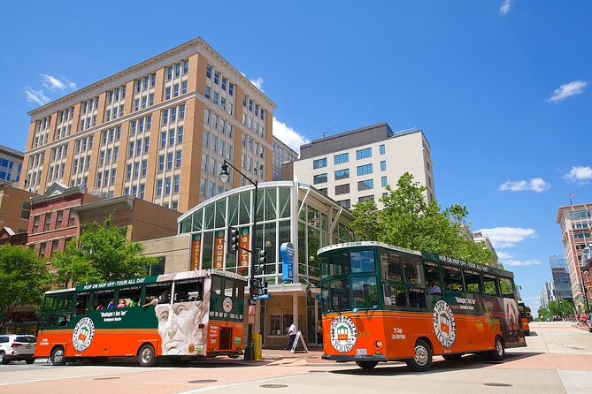 Hop-On Hop-Off 21 Stop Trolley Tour + Arlington Cemetery Tour - FAQ
