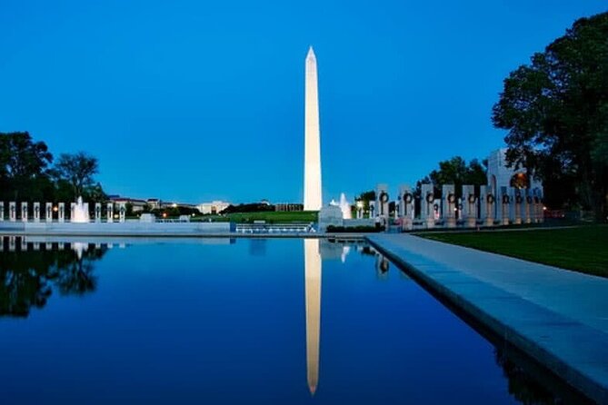 Monuments of DC Tour with Washington Monument or Museum Tickets - Capitol, WWII Memorial, and the White House Exterior: Photos Without Waiting for Access