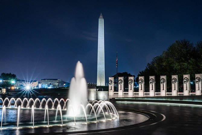 National Mall Monuments Night Tour with 10+ Stops, Entry Tickets - Where You Meet and What the Coach Ride Feels Like