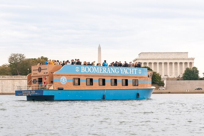 Party Yacht Cruise along Potomac River - Watergate Complex: modern architecture with a headline history