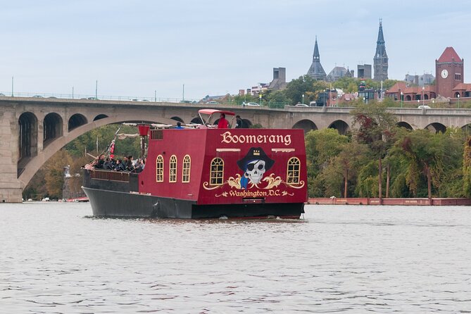 Pirate Ship Treasure Hunt Cruise with Face Painting - A 1-Hour Pirate Hunt With DC Views From the Water