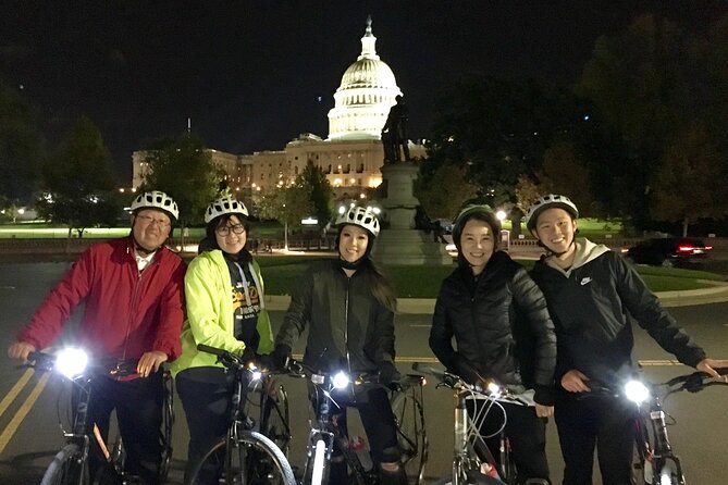 Private DC Monuments at Night Bike Tour - Pickup, meeting, and the first minutes