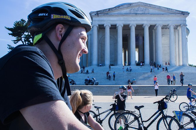 Private Washington DC Monuments Day or Night Bike Tour - Jefferson Memorial and the WWII + Korean War Memorials