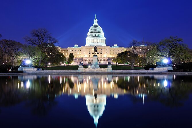 Private Washington DC Night Tour with Stops at 6 Top Sites - Washington Monument Pass-By: A Quick First Impression