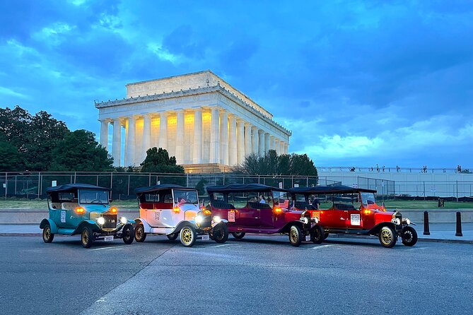Public or Private DC Moonlight Tour by E-Cart or Vintage Car - The ride itself: open-sided views without the full-walking grind