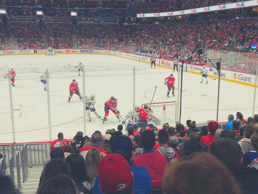 Washington, D.C.: Washington Capitals Ice Hockey Game Ticket - Concessions and Matchday Entertainment: Eating and Doing Without Missing the Game