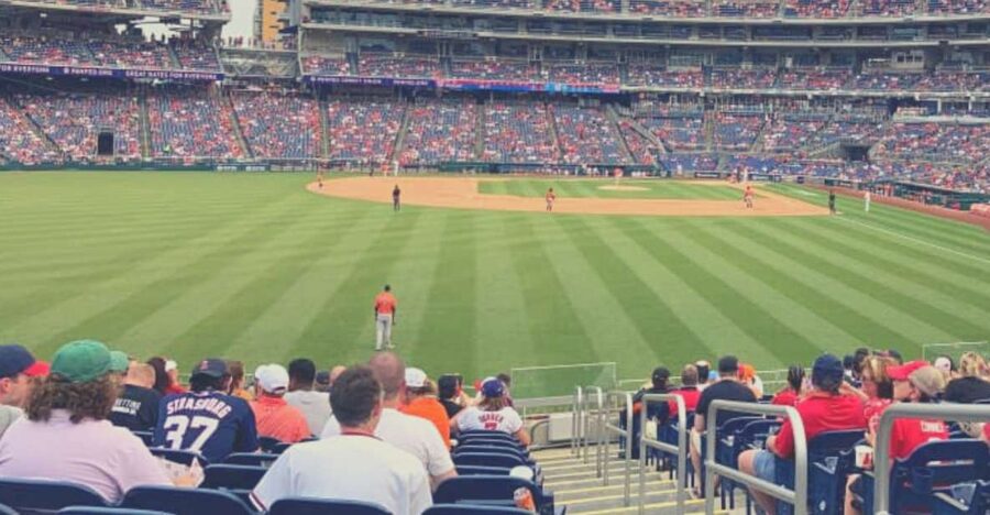 Washington D.C.: Washington Nationals Baseball Game Ticket - Nationals Park by the Anacostia River and the Capitol Views