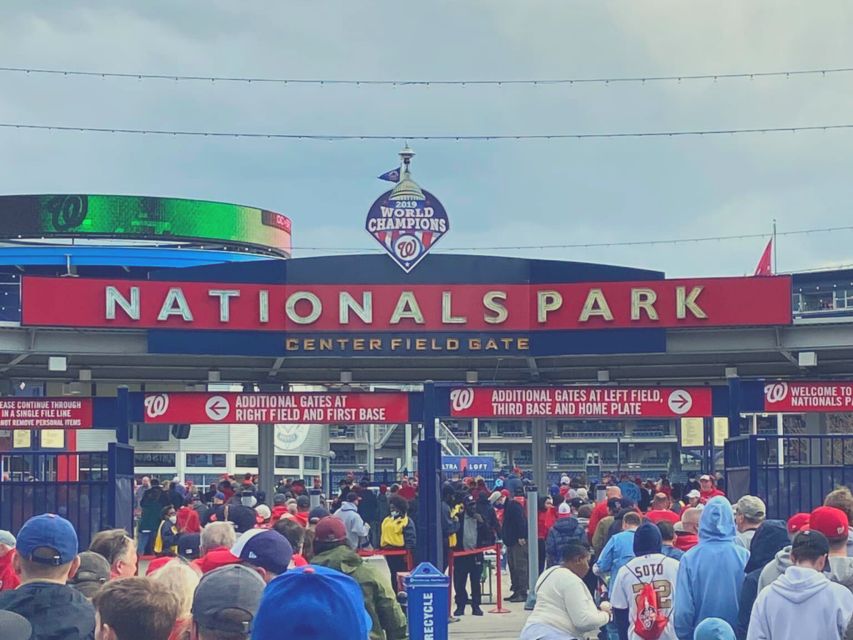 Washington D.C.: Washington Nationals Baseball Game Ticket - Food and Drink: Plan for Purchases, Not Inclusions