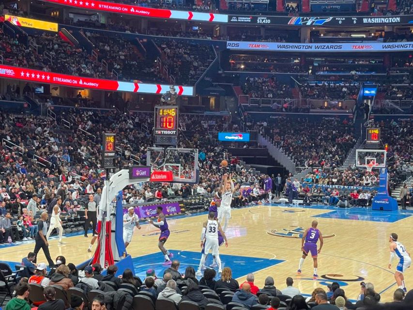 Washington D.C.: Washington Wizards Basketball Game Ticket - The 150-Minute Game Timeline: What Happens When the Lights Go Up