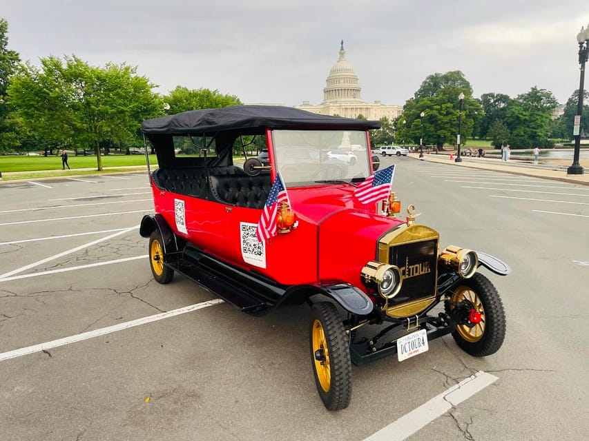 Washington, DC: Day & Night Electric Cart & Vintage Car Tour - Price and value: $59 for transport plus guided context