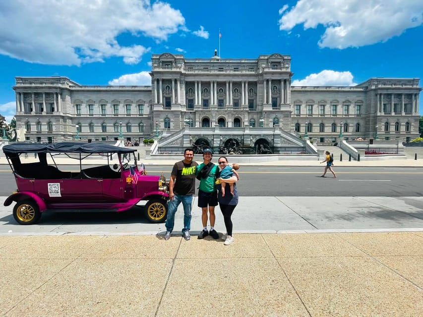 Washington, DC: Day & Night Electric Cart & Vintage Car Tour - Vietnam Veterans Memorial to the Lincoln Memorial: the stops that land