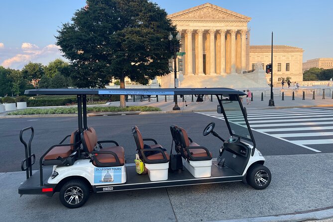 Washington DC Legend Cart Shuttle Evening Tour - How the timing works on the cart (and why it helps photos)