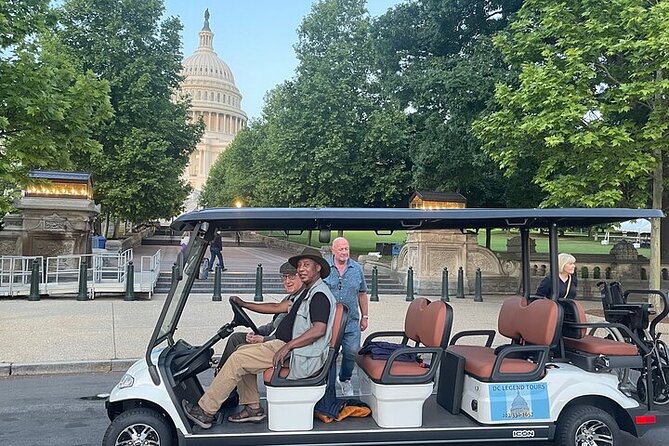 Washington DC Legend Private Cart Shuttle Tour - U.S. Capitol zone: Supreme Court, Senate and House exterior views, Library of Congress