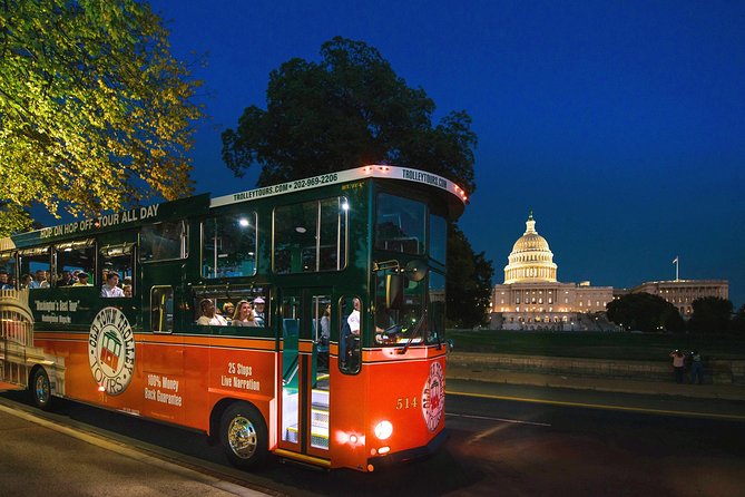 Washington DC Monuments by Moonlight Tour by Trolley - The loop: how the stops work (and when you should expect to hop off)