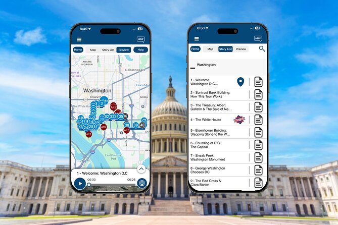 Washington DC Monuments Self-Guided Walking Audio Tour - Key things to know before you go