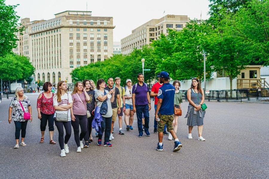 Washington DC: National Mall Night Bus Tour - The U.S. Capitol after dark: a quick guided look that pays off