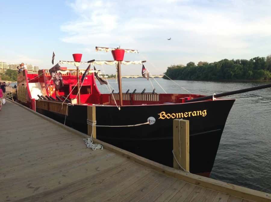 Washington DC: Pirate Ship Cruise with Open Bar - Music, Deck Access, and the Party-Social Mix