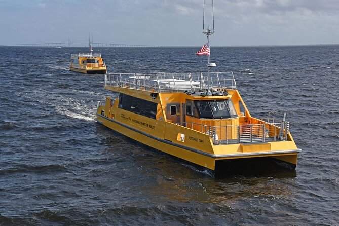 Water Taxi from Wharf or Old Town Alexandria - Where to Sit for Views (Because AC Is Real)